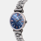Regular Women Quartz Blue Dial Analog Stainless Steel Watch 4515B-M8805