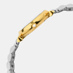 Women Quartz White Dial Analog Stainless Steel Watch 4516B-M1201