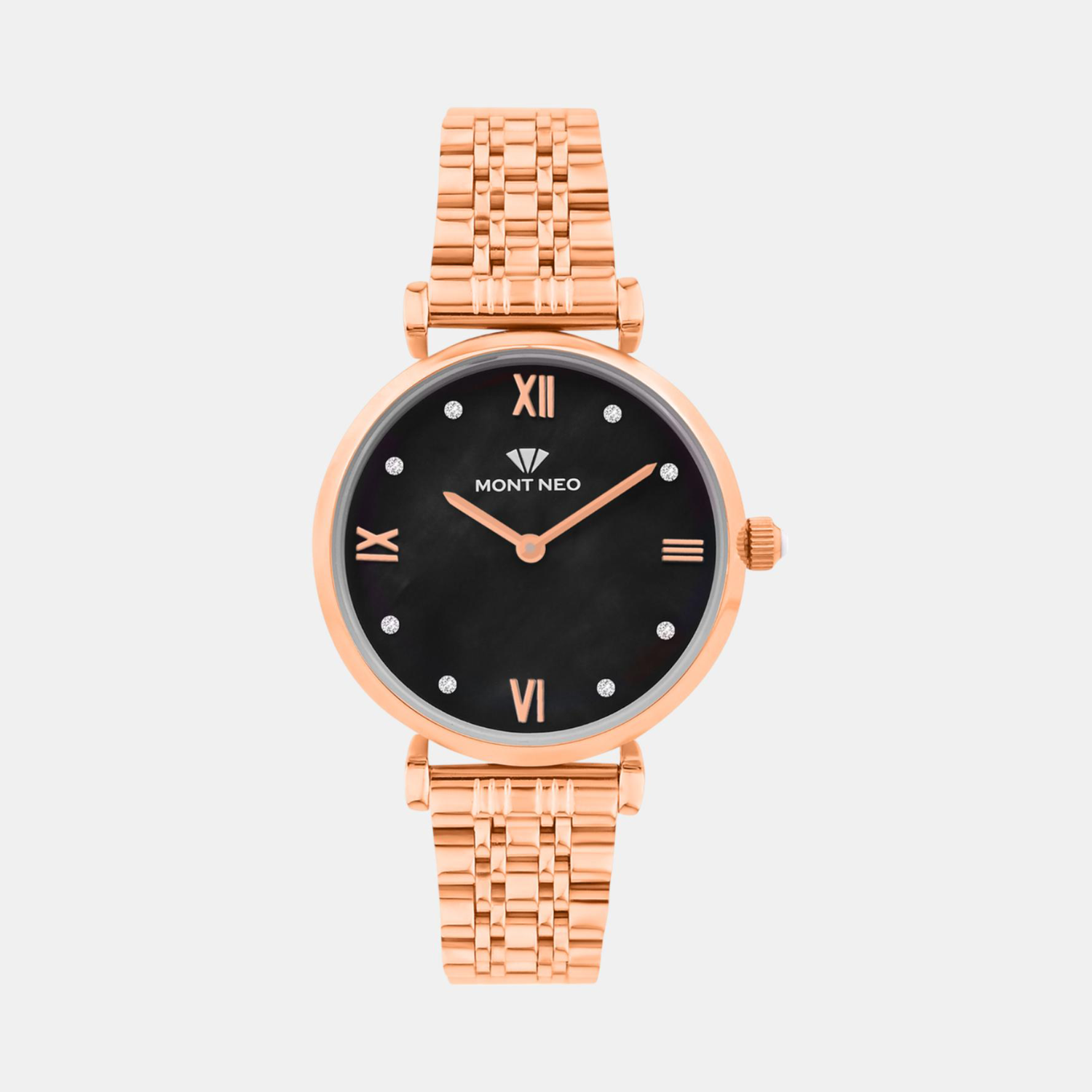 Women Quartz Green Dial Analog Stainless Steel Watch 4516B-M3314