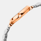 Women Quartz Blue Dial Analog Stainless Steel Watch 4517B-M1305