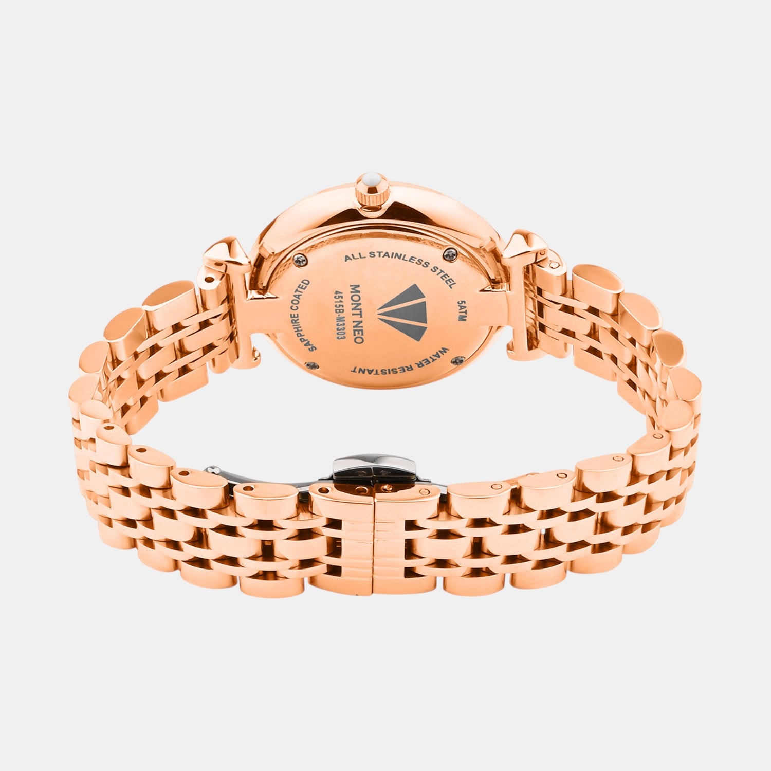 Women Quartz White Dial Analog Stainless Steel Watch 4517B-M3303