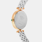 Women Quartz Green Dial Analog Metal Watch 4518T-M1317