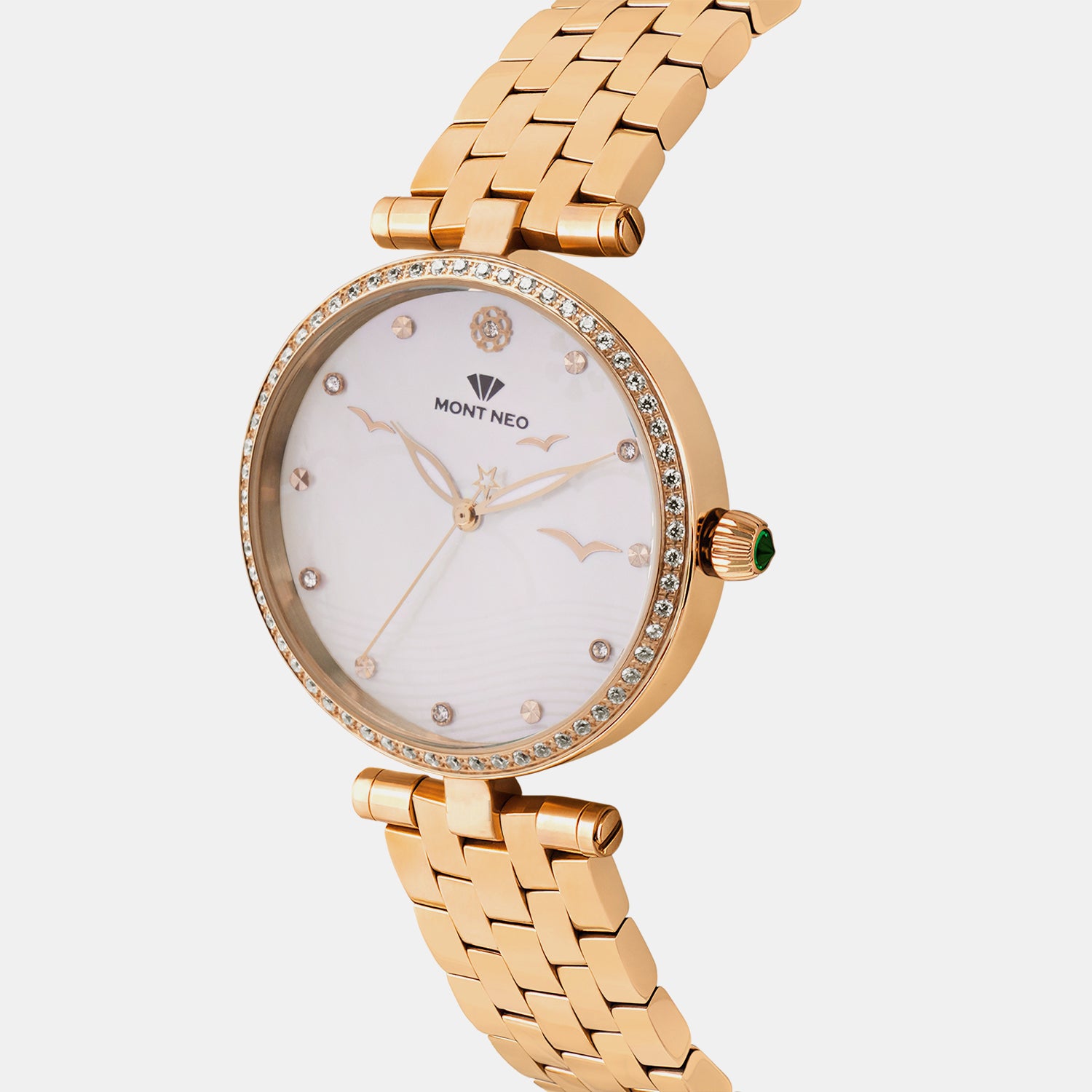 Men Quartz Silver Dial Analog Metal Watch 4518T-M3303