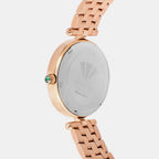 Men Quartz Green Dial Analog Metal Watch 4519T-M3314