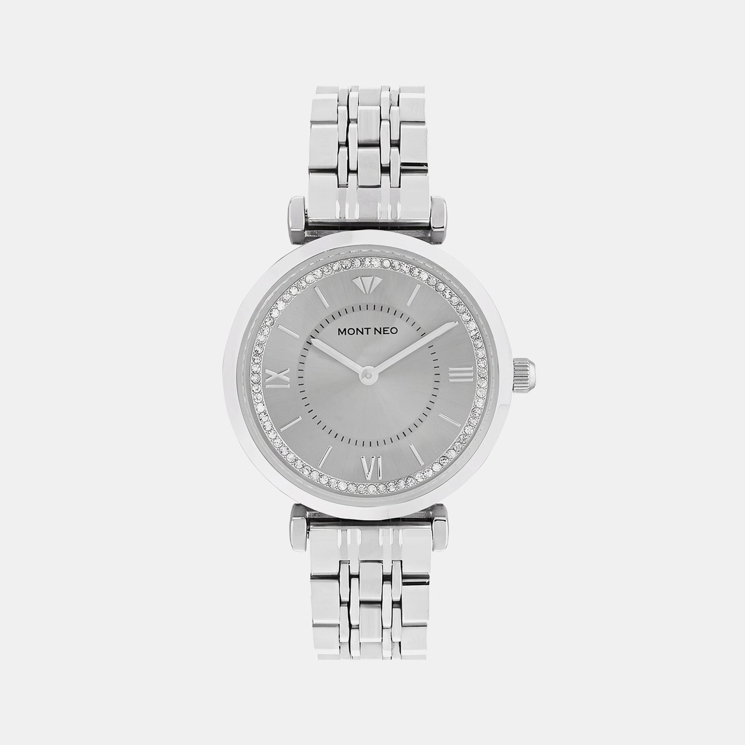 Men Quartz Grey Dial Analog Metal Watch 4520M-M1103
