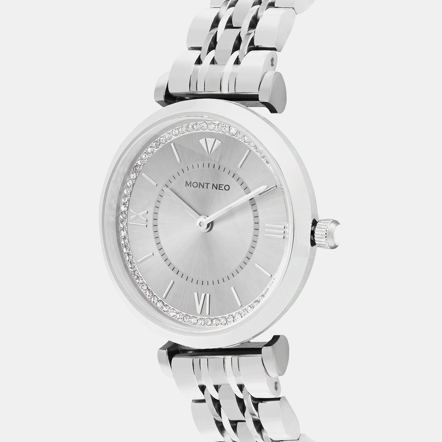Men Quartz Grey Dial Analog Metal Watch 4520M-M1103