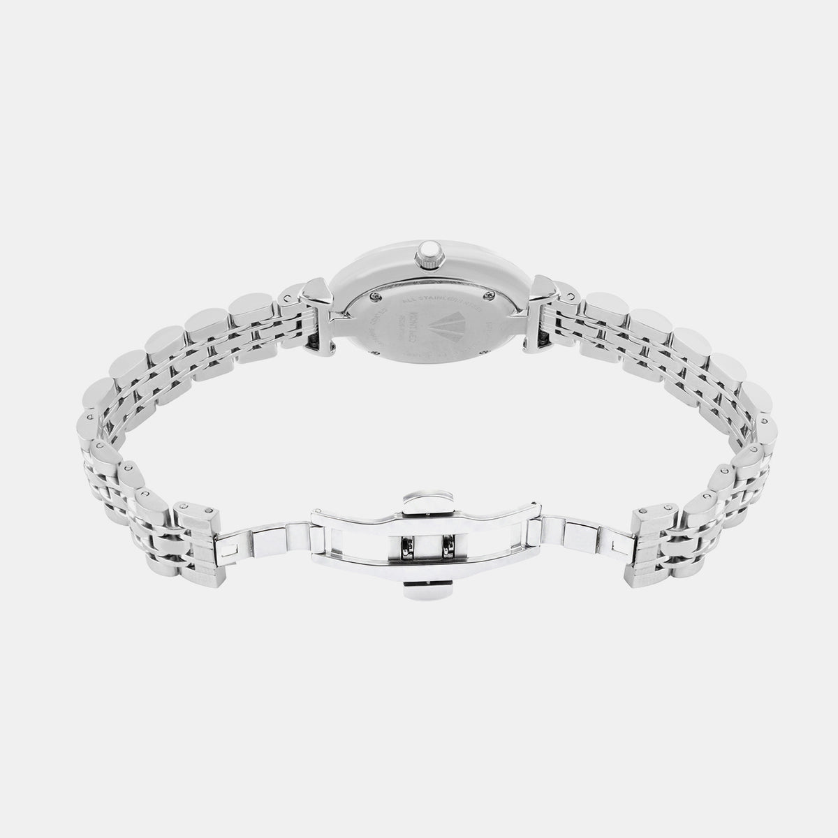 Women Quartz Grey Dial Analog Metal Watch 4520M-M1103