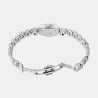 Regular Women Quartz Silver Dial Analog Stainless Steel Watch 4520B-M1103