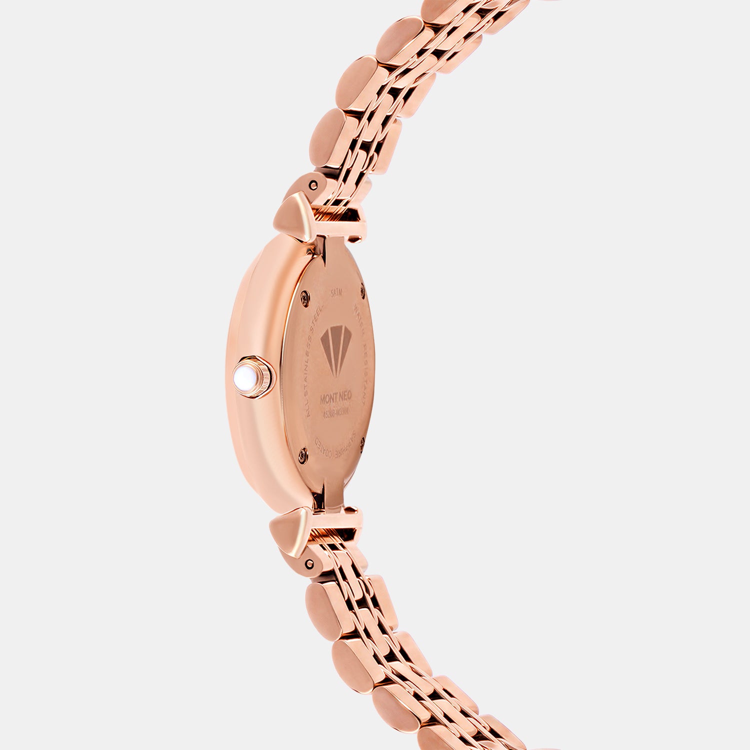 Regular Women Quartz Pink Dial Analog Stainless Steel Watch 4520B-M3303