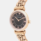 Women Quartz Black Dial Analog Metal Watch 4520M-M3304