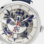 Women Automatic Silver Dial Analog Leather Watch 455F626