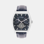 Emerion Men Automatic Blue Dial Analog Leather Watch 465-L10507