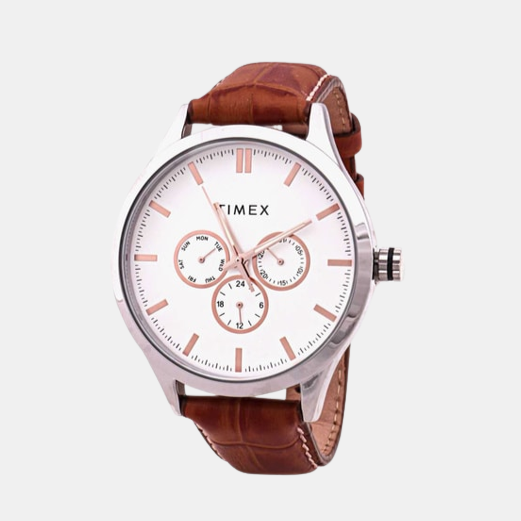Male Leather Chronograph Watch TW00ZR299