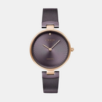 Obaku Round Brown Analog watch