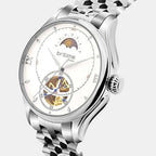 Horizon Men Automatic White Dial Analog Stainless Steel Watch 479-M10201