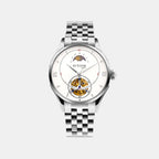 Horizon Men Automatic White Dial Analog Stainless Steel Watch 479-M10201