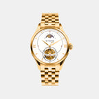 Men Automatic Silver Dial Analog Stainless Steel Watch 479-M30203