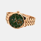 Men Automatic Green Dial Analog Metal Watch 479-M31403