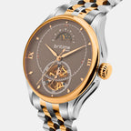 Men Automatic Brown Dial Analog Stainless Steel Watch 479-M31505