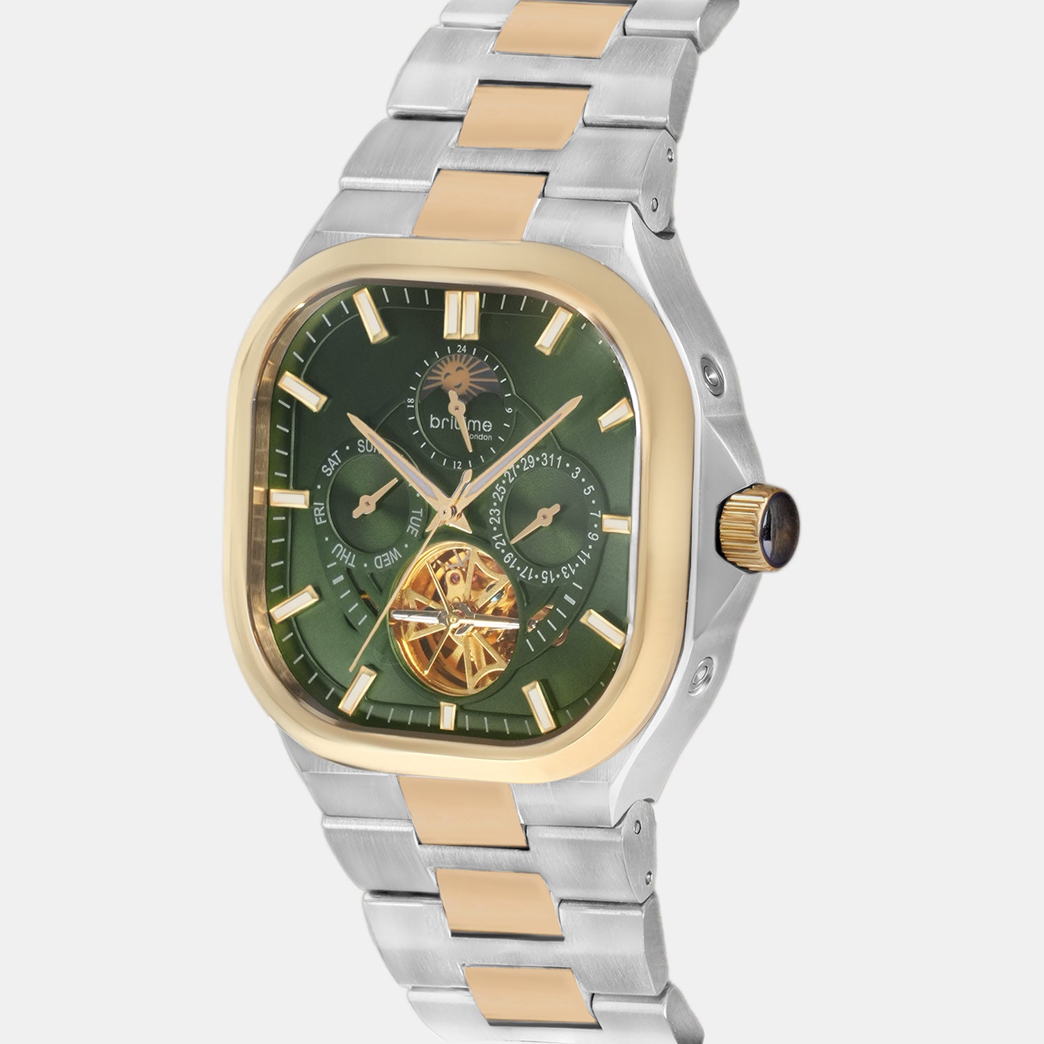 Regular Men Automatic Green Dial Multi-Function Watch 493-M121404