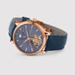 Jupiter Men Automatic Blue Dial Analog Leather Watch 127-L30507