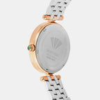 Women Quartz Green Dial Analog Metal Watch 4519T-M1314
