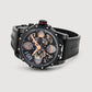 Era Men Automatic Black Dial Analog Leather Watch 147-L40406