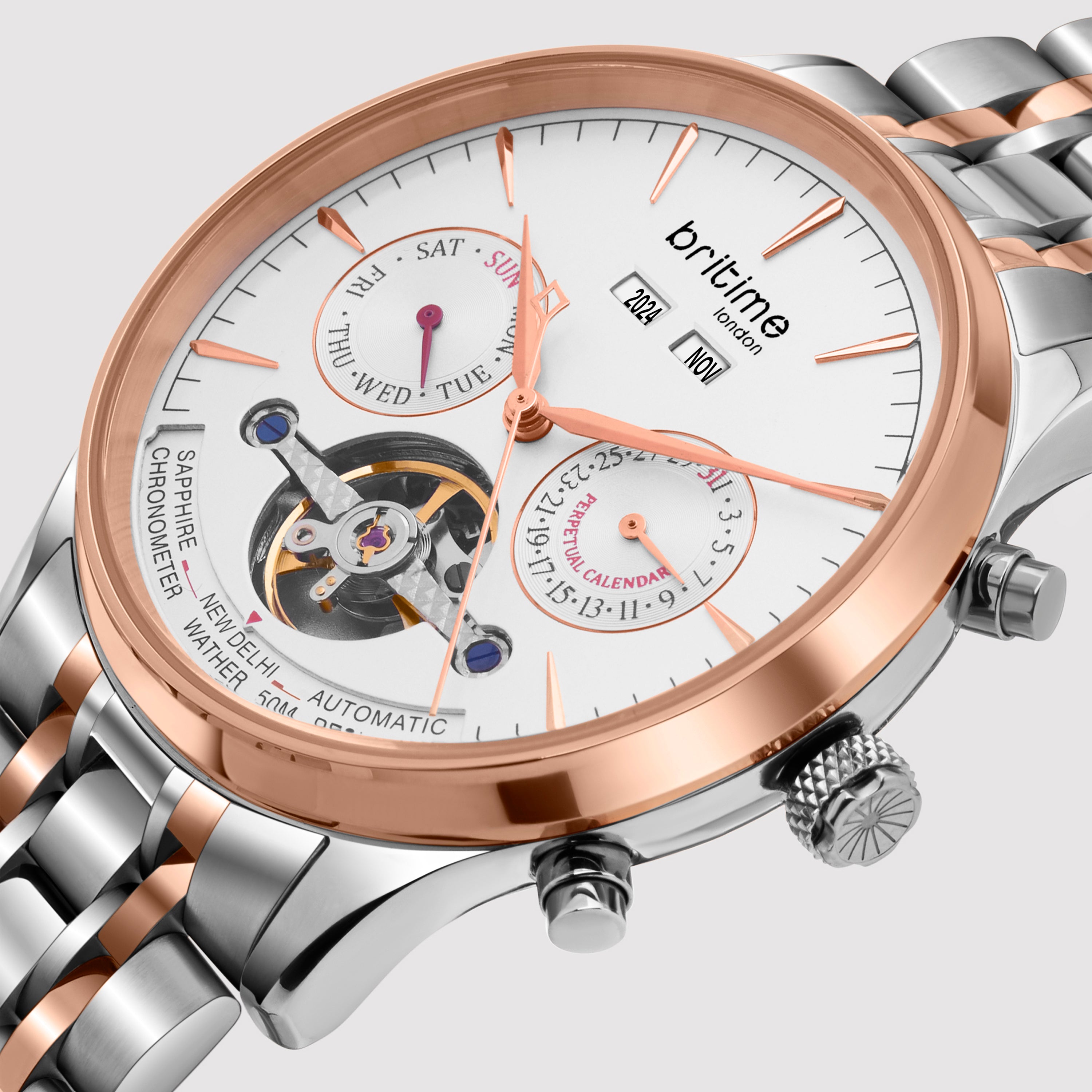 Britime 42 mm Round Automatic watch