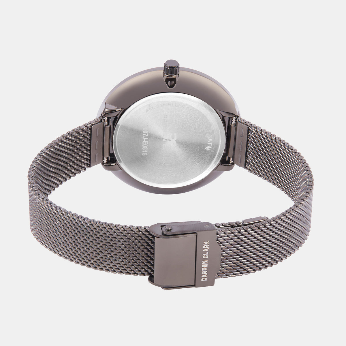 Women Quartz Grey Dial Analog Mesh Watch 2007J-E0816