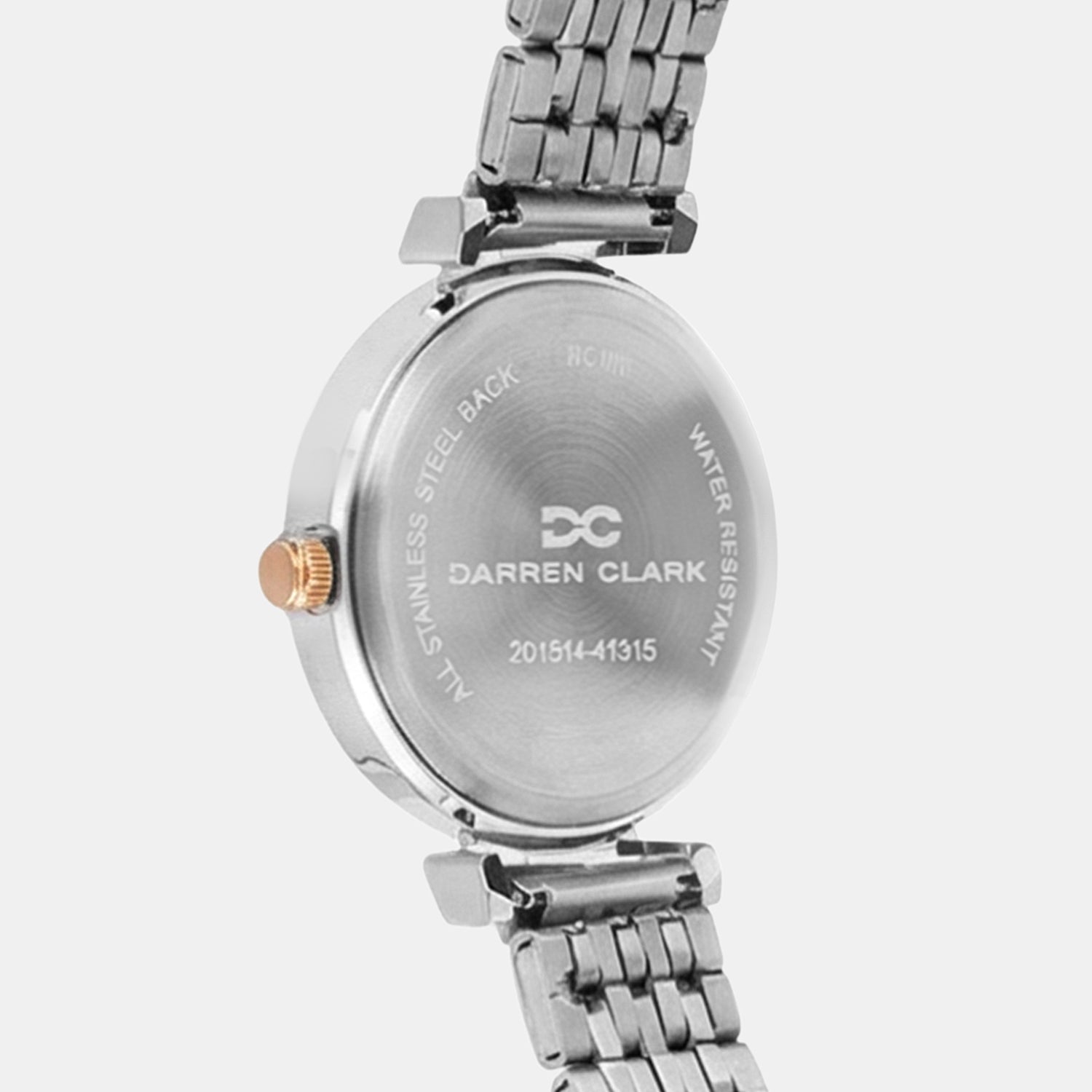 Women Quartz Grey Dial Analog Metal Watch 2013E-M1315