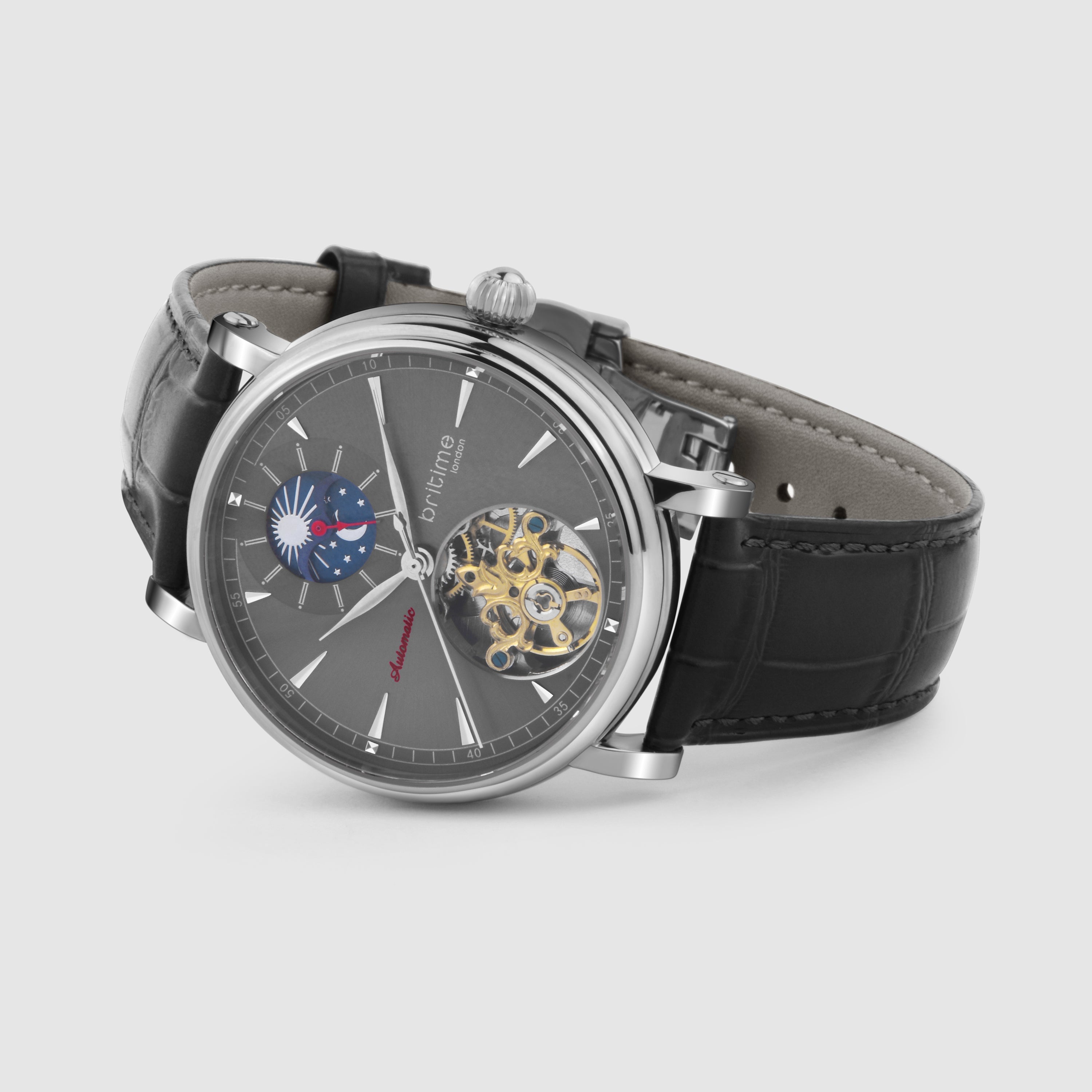 Britime Stainless Steel Round watch