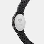 Men Quartz Maroon Dial Multi-Function Metal Watch 3511M-M1112