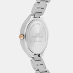 Women Quartz Silver Dial Analog Metal Watch 2017E-M1303