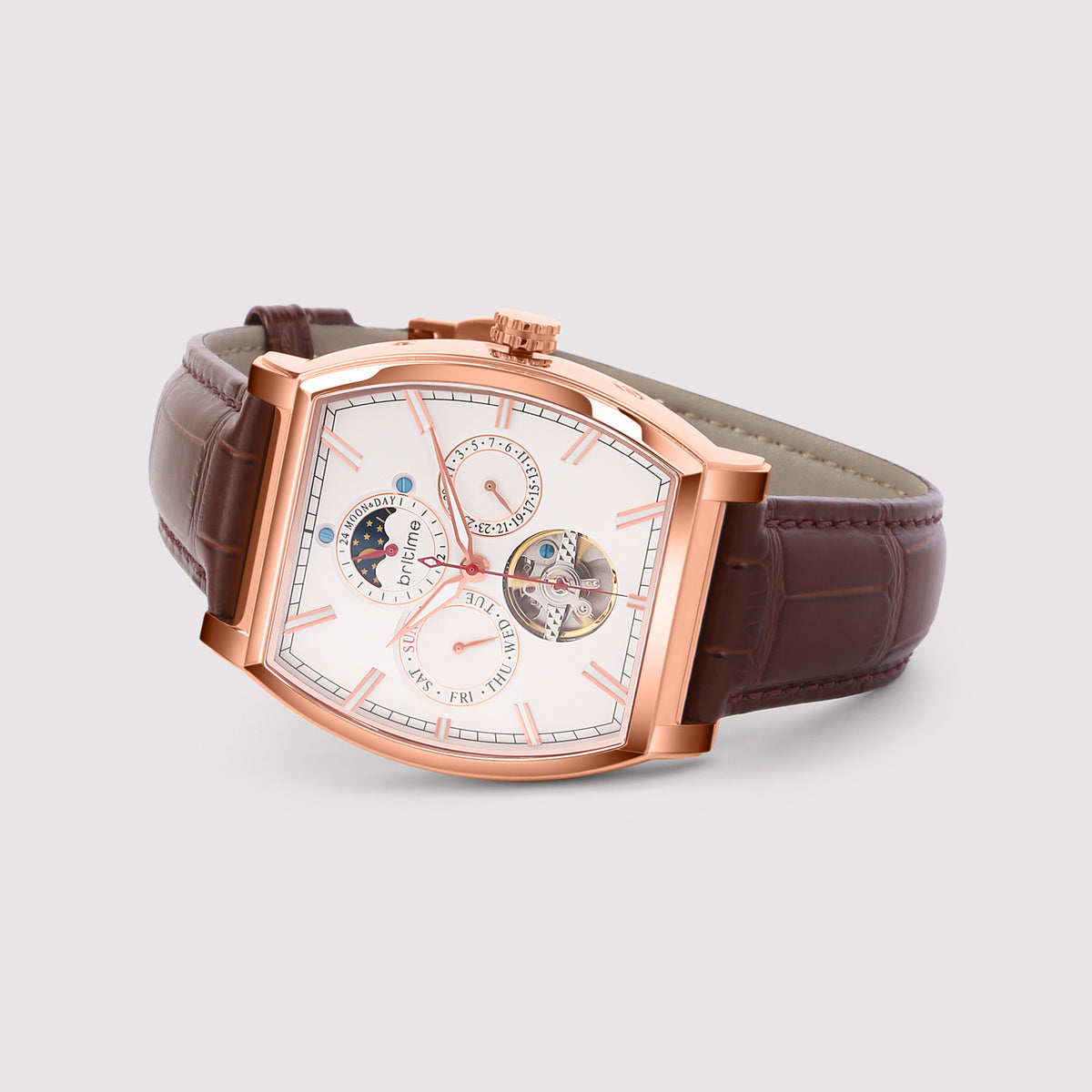 Britime Stainless Steel Square watch