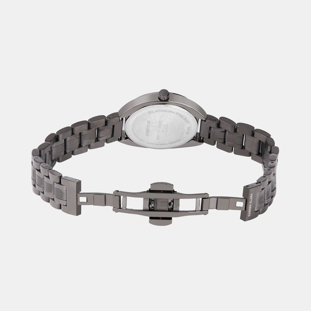 Women Quartz Sea Blue Mother Of Pearl Dial Analog Metal Watch 2011J-M0817