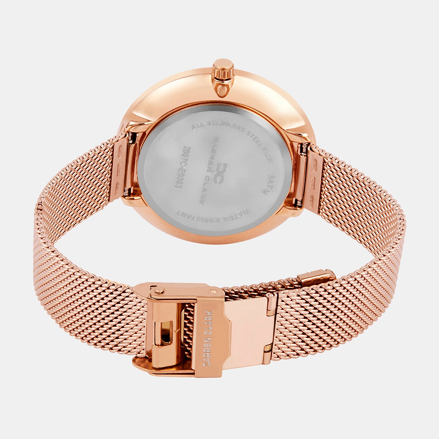 Women Quartz Silver Dial Analog Mesh Watch 2007C-E0303