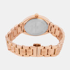 Women Quartz Pink Mother Of Pearl Dial Analog Metal Watch 2011C-M0318