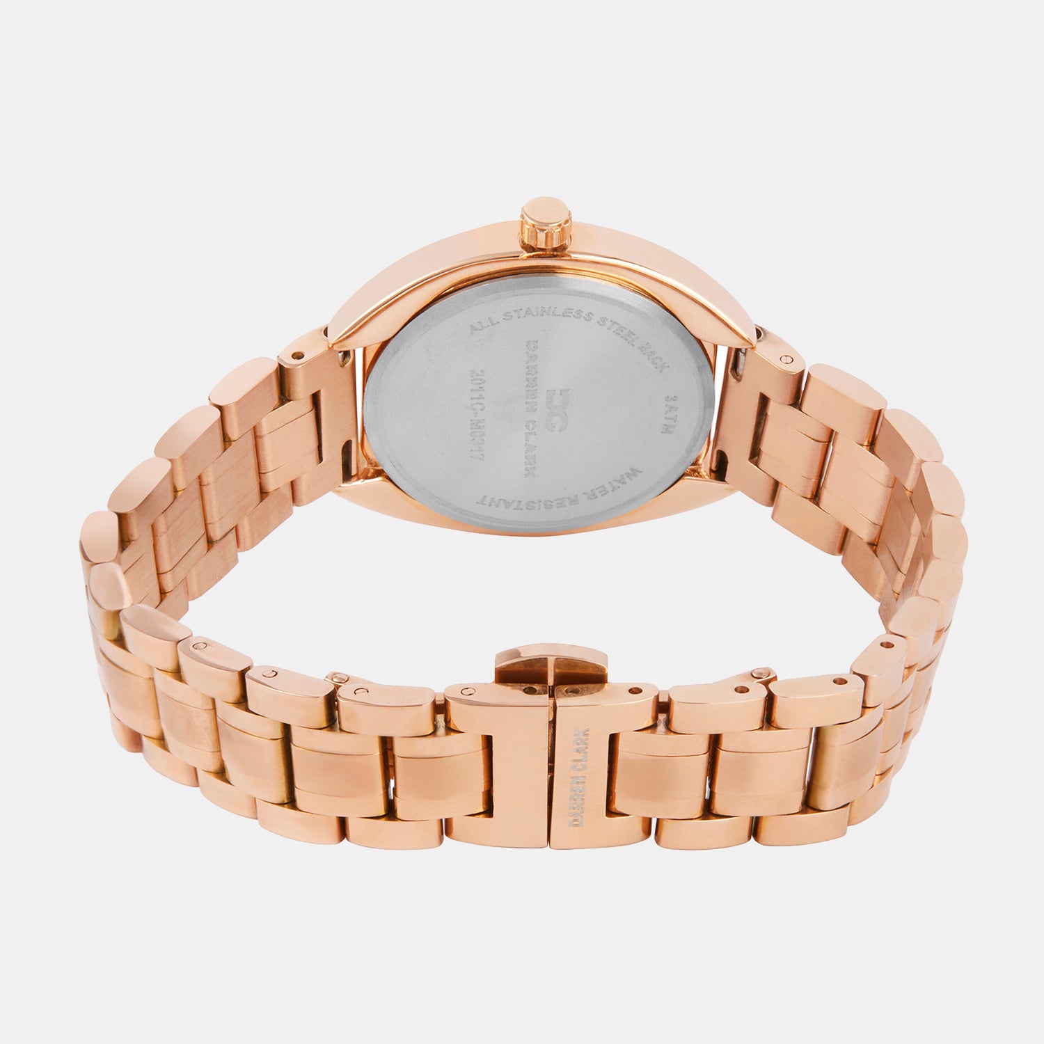 Women Quartz Pink Mother Of Pearl Dial Analog Metal Watch 2011C-M0318