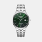 Men Quartz Green Dial Analog Stainless Steel Watch 512833 41 75 20