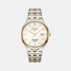 Male Slim-Line Classic Analog Brass Watch 512833 47 35 20