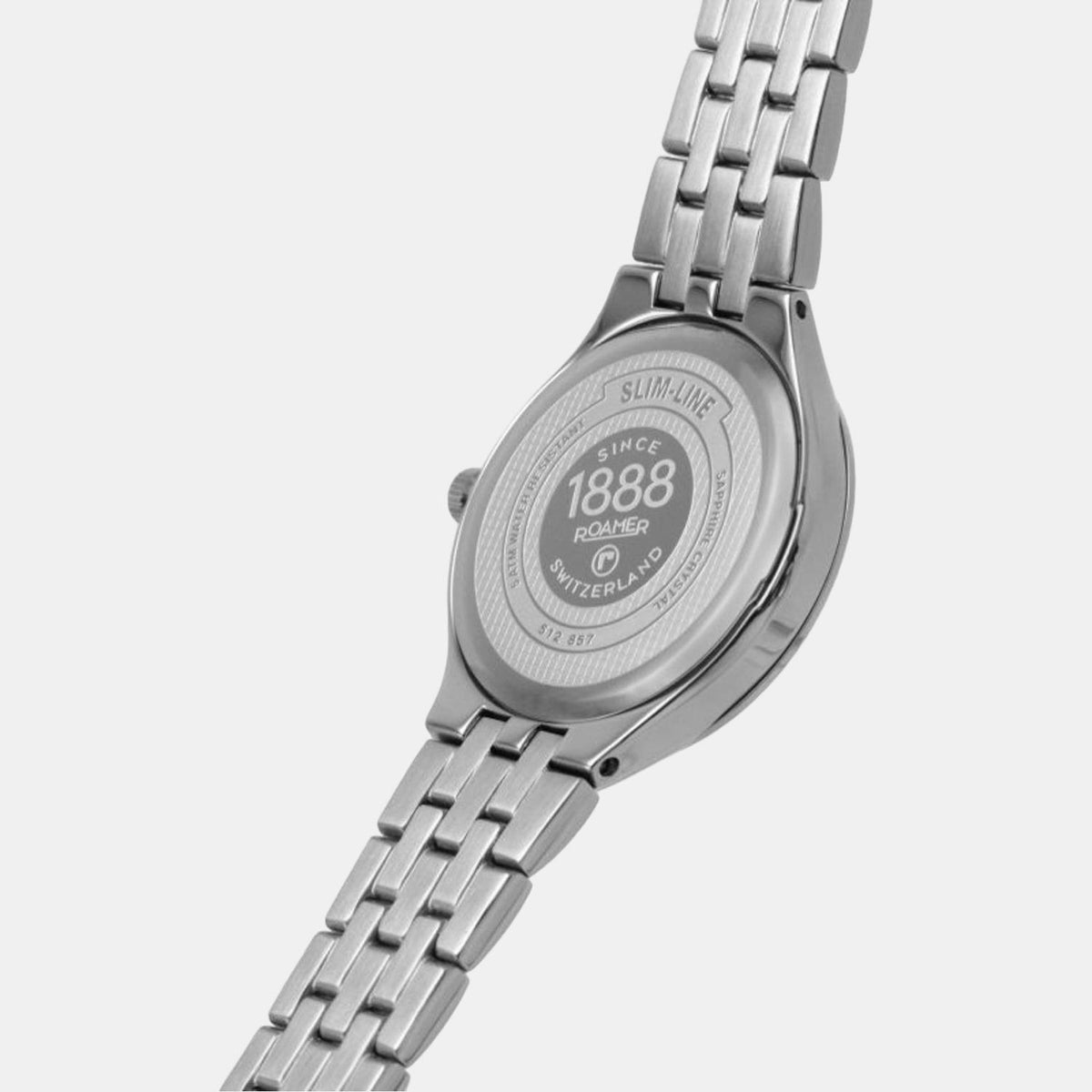 Slim-Line Women Quartz Blue Dial Analog Stainless Steel Watch 512857 41 45 20
