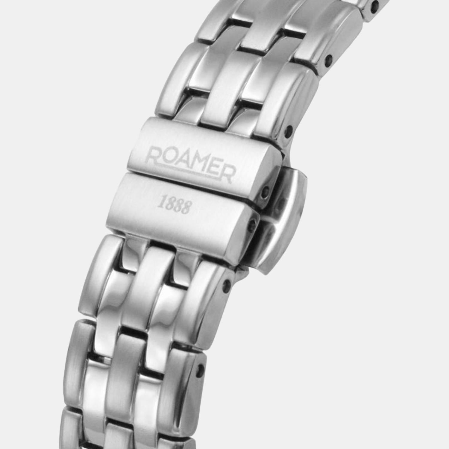 Slim-Line Women Quartz Blue Dial Analog Stainless Steel Watch 512857 41 45 20