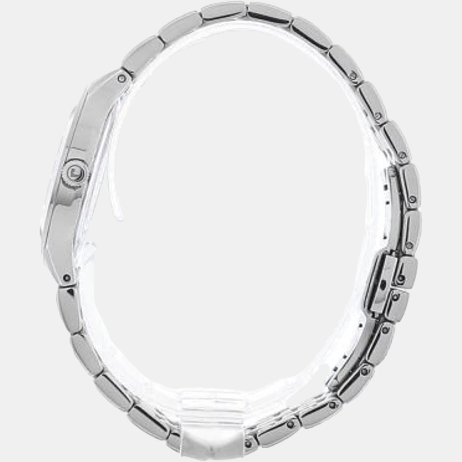 Slim-Line Women Quartz Blue Dial Analog Stainless Steel Watch 512857 41 45 20