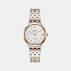 Slim-Line Classic Ladies Women Quartz Silver Dial Analog Stainless Steel Watch 512857 49 15 20