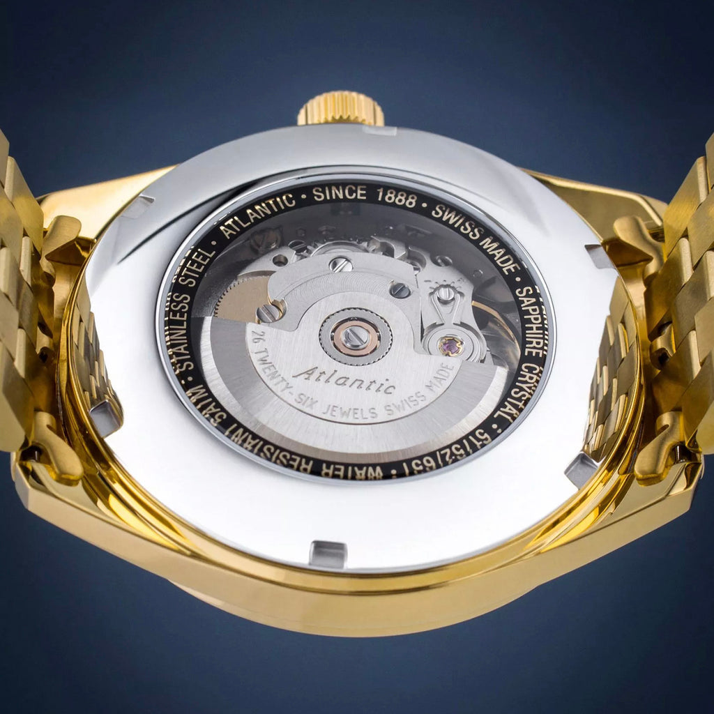 Men Automatic Champagne Dial Analog Stainless Steel Watch 51752.45.39GM