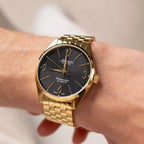 Men Automatic Black Dial Analog Stainless Steel Watch 51752.45.69GM