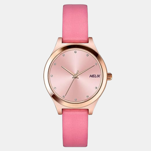 Female Pink Analog Leather Watch TW049HL06