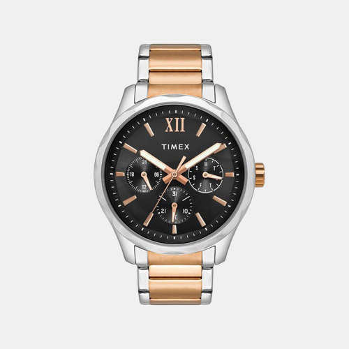 Timex Round Black Chronograph watch