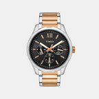 Timex Round Black Chronograph watch