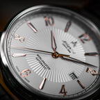 Atlantic Men Automatic Silver Dial Analog Leather Watch 52759.41.25R-6